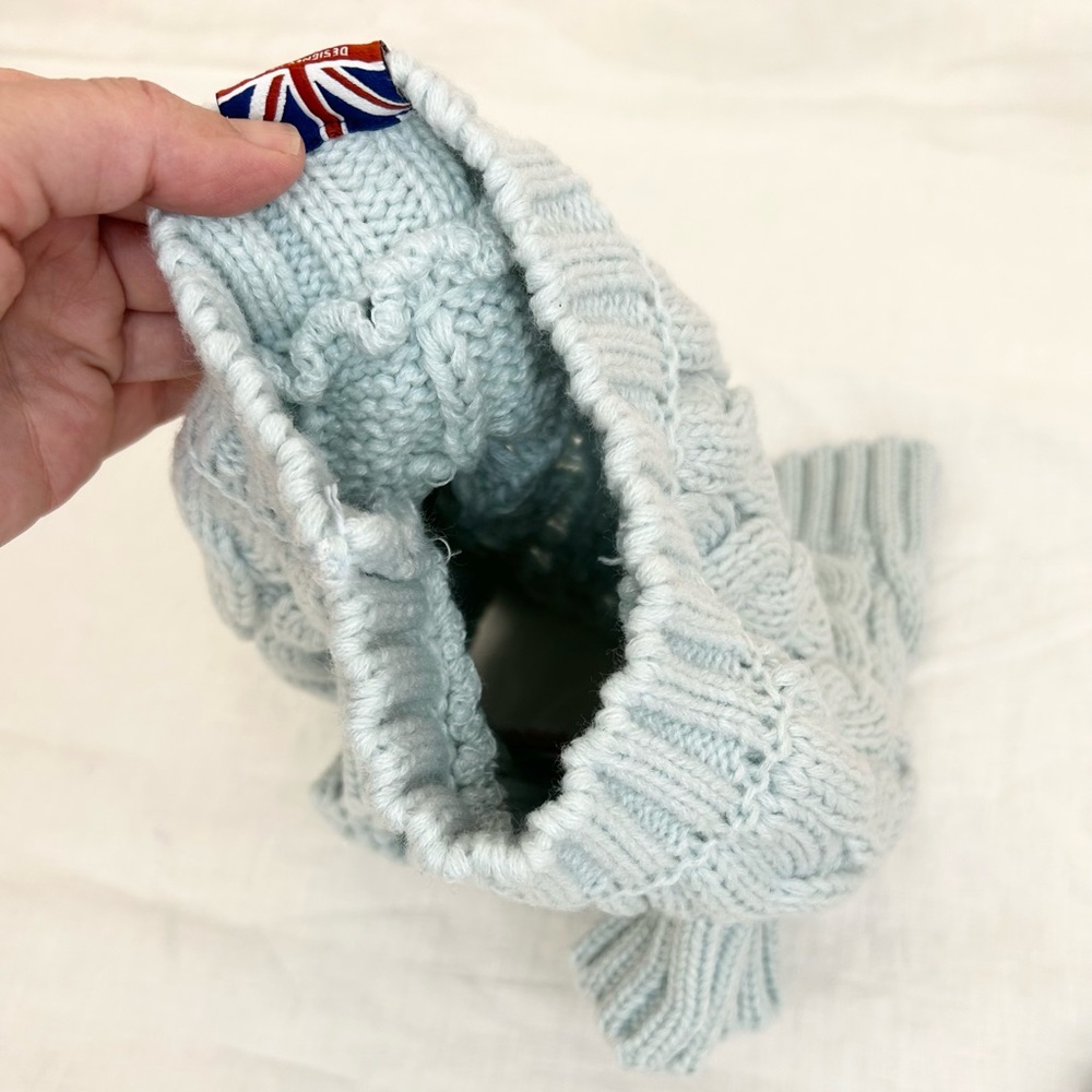 SYDNEY & Co. LONDON Turtleneck Cable Knit Dog Sweater - Picture 10 of 12